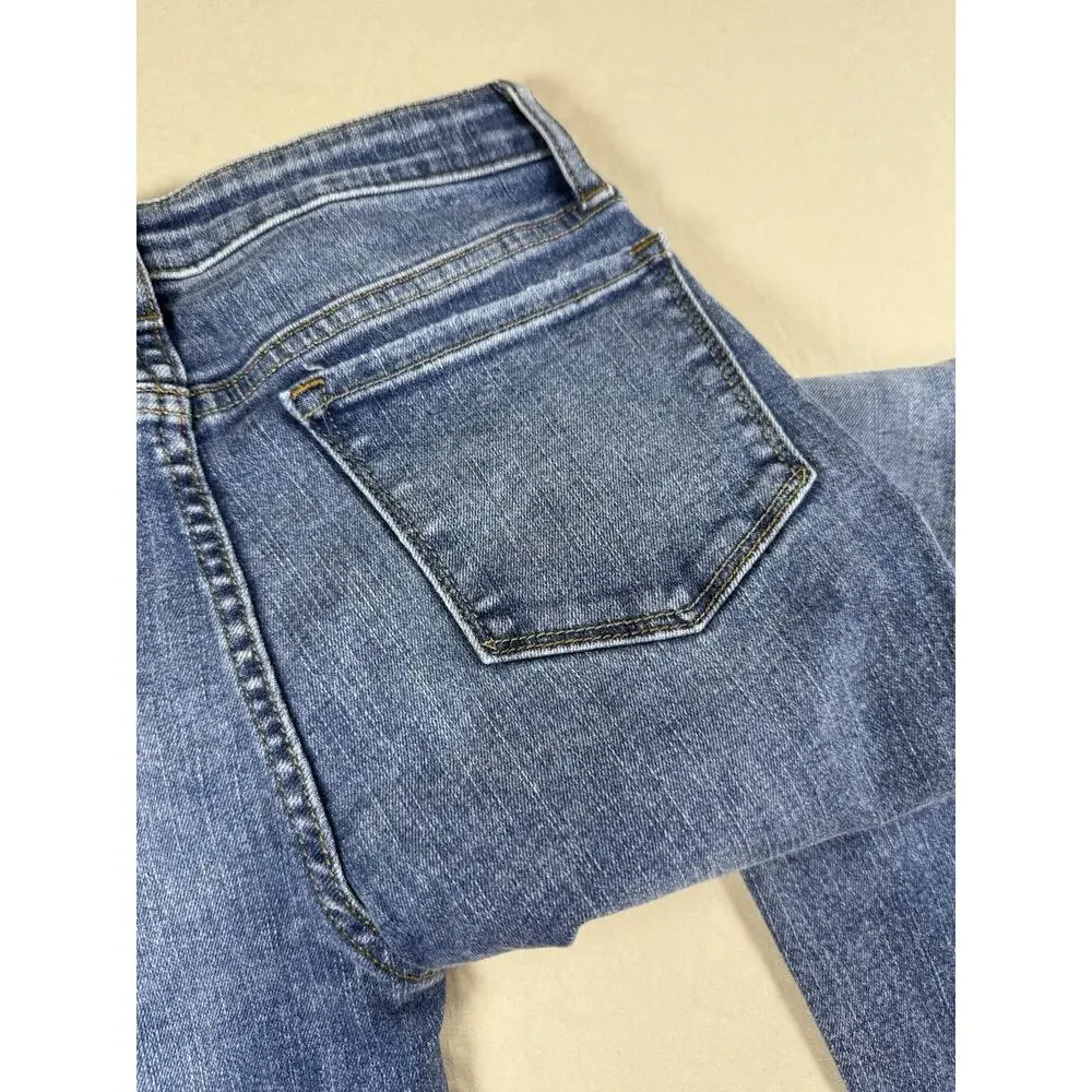 Gap Kids Jeans Size 12 Sky Jegging Ankle High Rise & Ankle with Distressed Hem